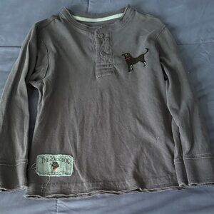 The Black Dog Kids Navy Long Sleeve Shirt